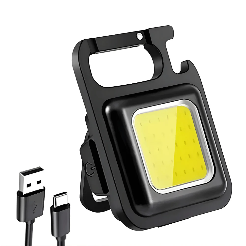 Compact LED Pocket Keychain Flashlight - Ortekor