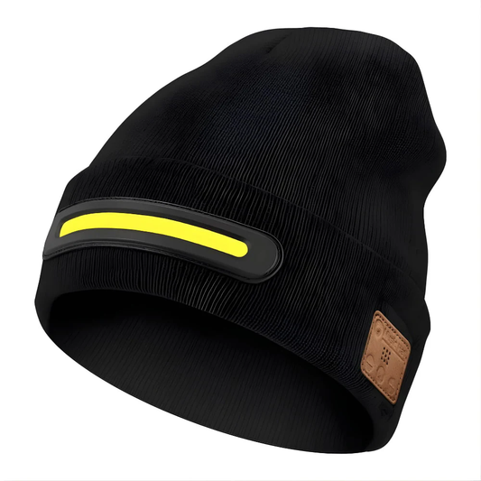 Wireless Beanie Headlamp with Bluetooth Music - Ortekor