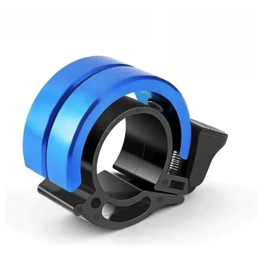 Small Slim Cycling Bell, Sleek Aluminum Finish - Ortekor