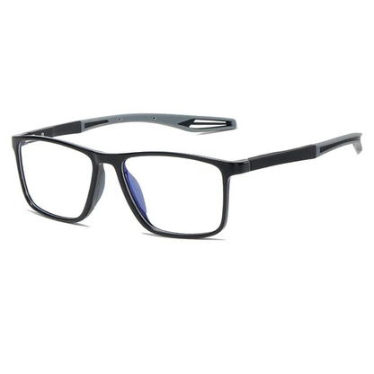 Gafas de lectura bloqueadoras de luz azul delgadas para hombre
