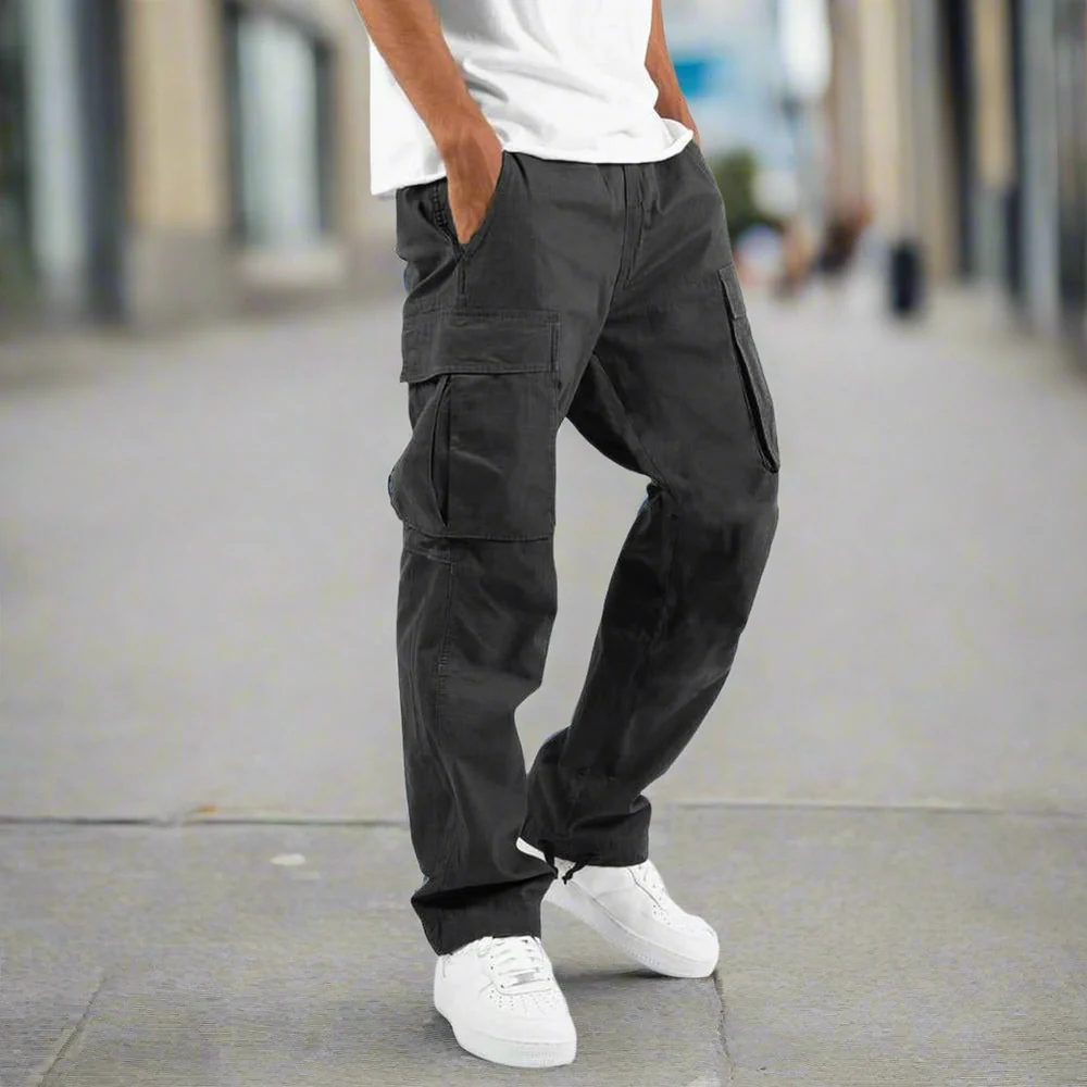 Relaxed Fit Men's Cargo Work Pants - Ortekor
