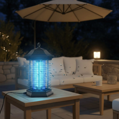 Eficaz lámpara matainsectos con luz UV