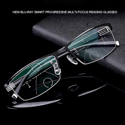Gafas progresivas inteligentes con enfoque automático y filtro de luz azul