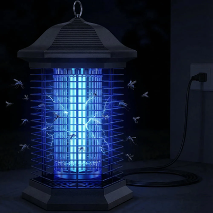 Eficaz lámpara matainsectos con luz UV