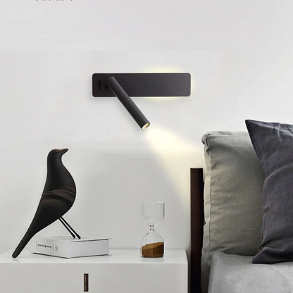 Lámpara de pared LED flexible para mesita de noche