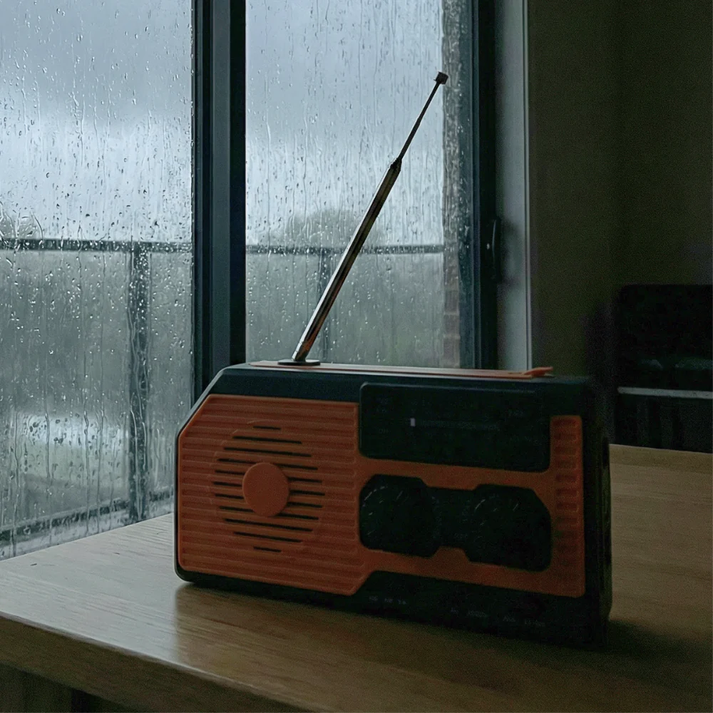 Kit de radio de emergencia portátil con energía solar
