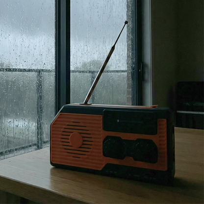 Kit de radio de emergencia portátil con energía solar
