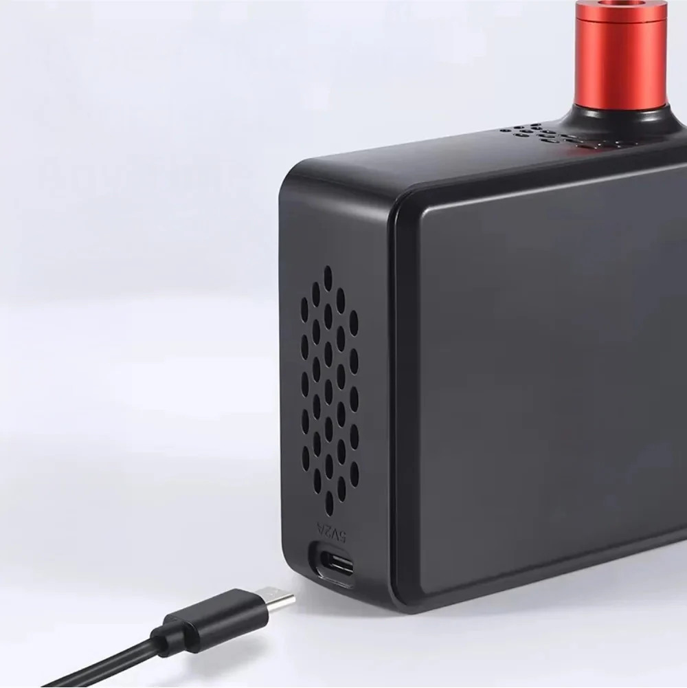Compresor de aire portátil compacto con pantalla LCD y carga USB