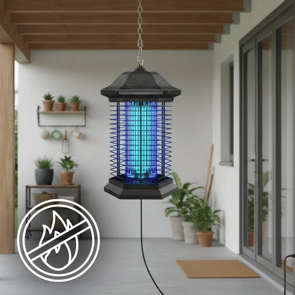 Eficaz lámpara matainsectos con luz UV