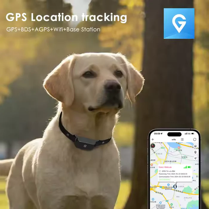 Collar rastreador GPS impermeable para perros y gatos