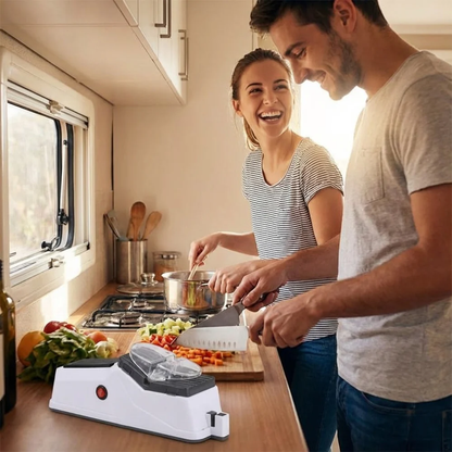 Afilador de Cuchillos Eléctrico Fácil Rápido con un Solo Toque