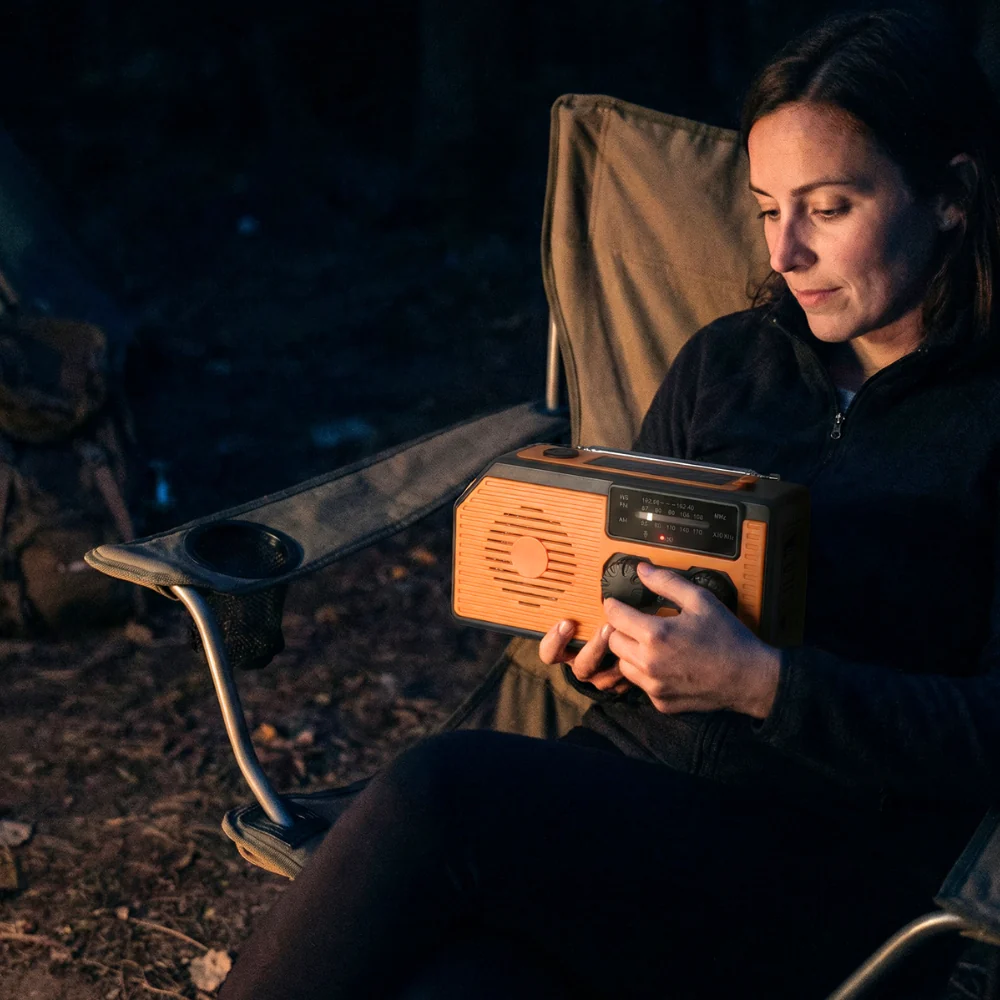 Kit de radio de emergencia portátil con energía solar
