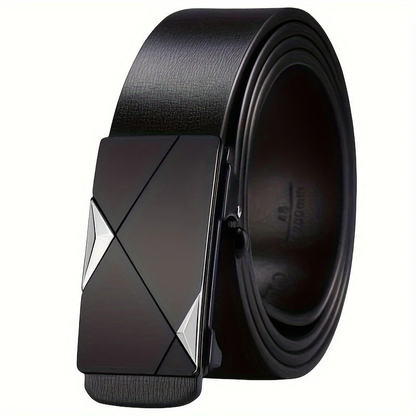 Cinturón clásico de cuero ajustable para hombre