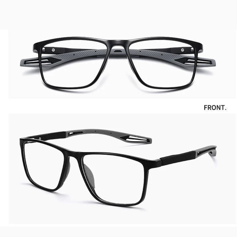 Gafas de lectura bloqueadoras de luz azul delgadas para hombre