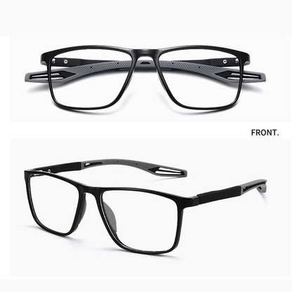Gafas de lectura bloqueadoras de luz azul delgadas para hombre