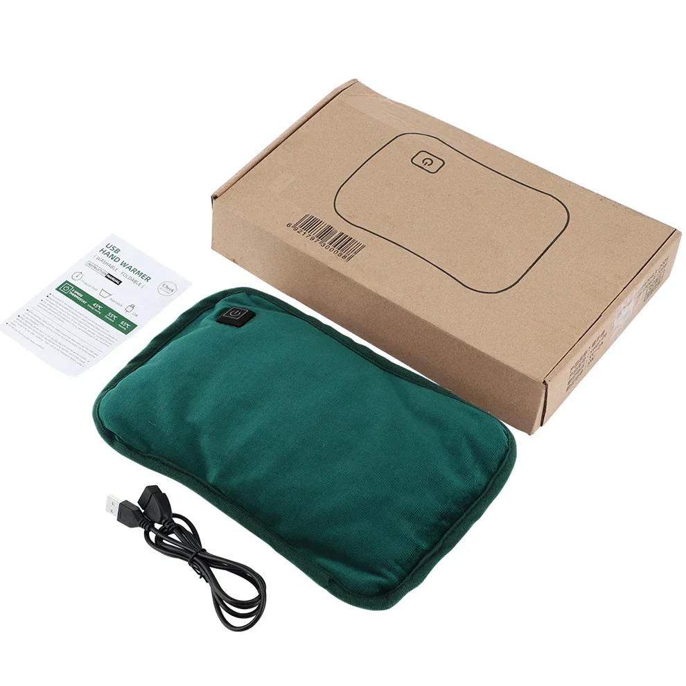 Almohadilla térmica USB compacta con 3 ajustes de calor ajustables