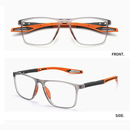 Gafas de lectura bloqueadoras de luz azul delgadas para hombre