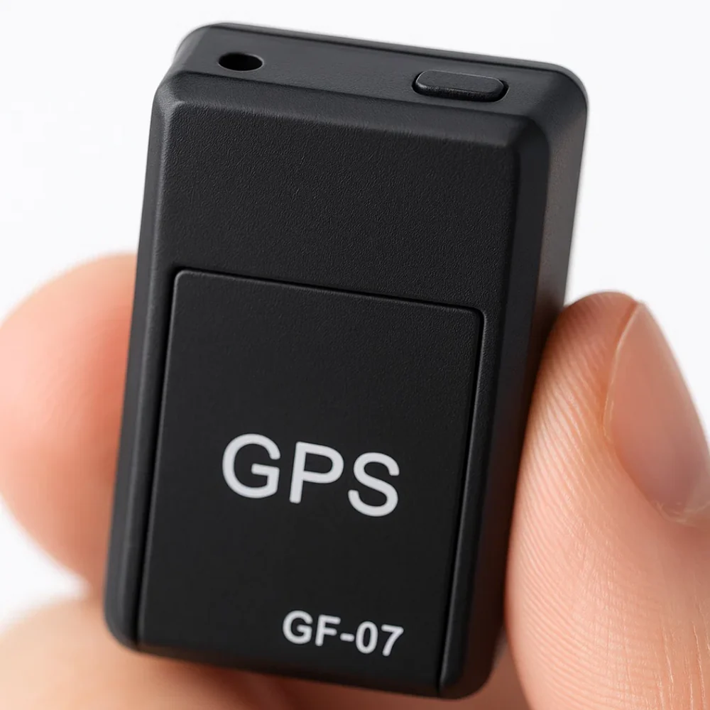Dispositivo GPS compacto con audio y base magnética