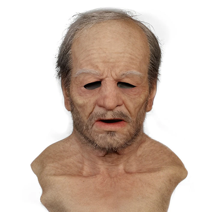 Accesorio de disfraz: Máscara facial de látex realista