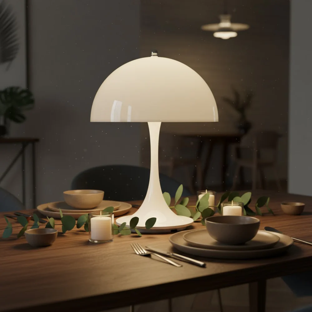 Lámpara de Mesa Inalámbrica Delgada Contemporánea