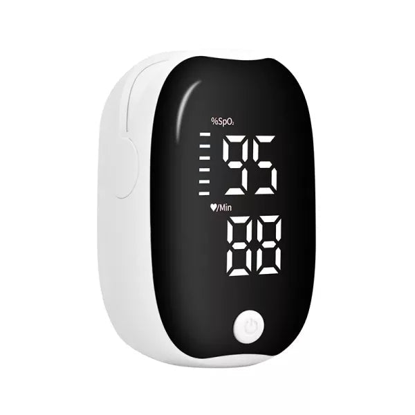 Oxímetro de pulso de dedo | Monitor preciso de oxígeno en sangre con pantalla LED para obtener información de salud al instante