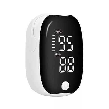 Oxímetro de pulso de dedo | Monitor preciso de oxígeno en sangre con pantalla LED para obtener información de salud al instante