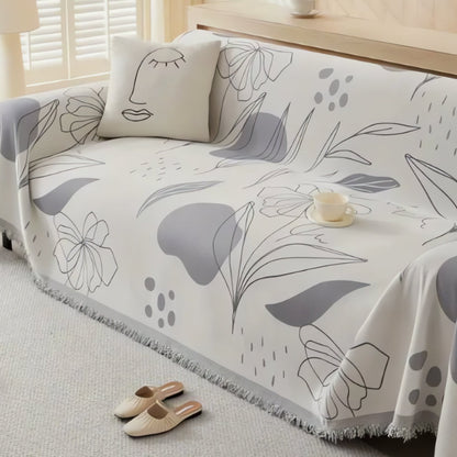 Fiora Sofa Cover - Reversible Microfiber, Pet-Friendly Couch Covers for Dogs