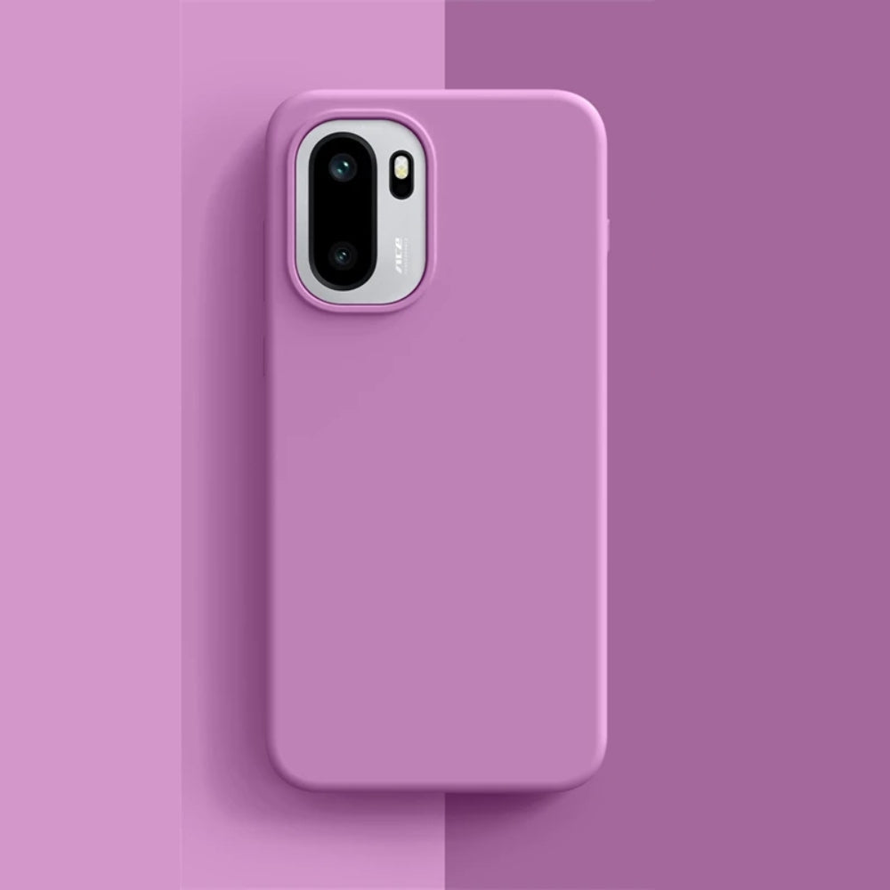 Soft-Touch Silicone Phone Case with Camera Protection for Android Models – Shock-Absorbing Cover with Raised Edges & Fingerprint-Resistant