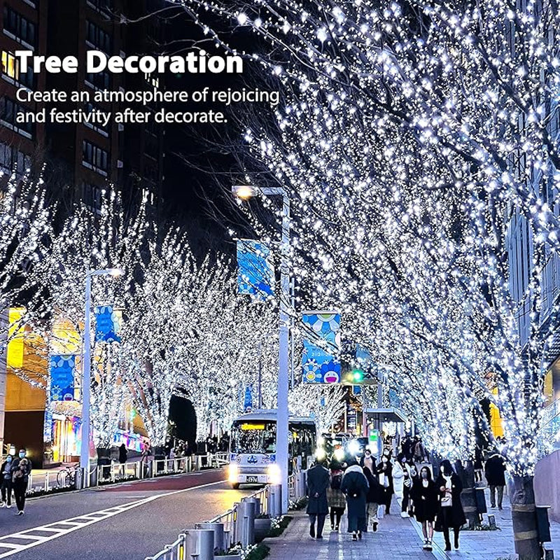 FlexiGlow | Outdoor String Lights with Remote Control & Flexible Design | Create Enchanting Ambiance for Parties and Events