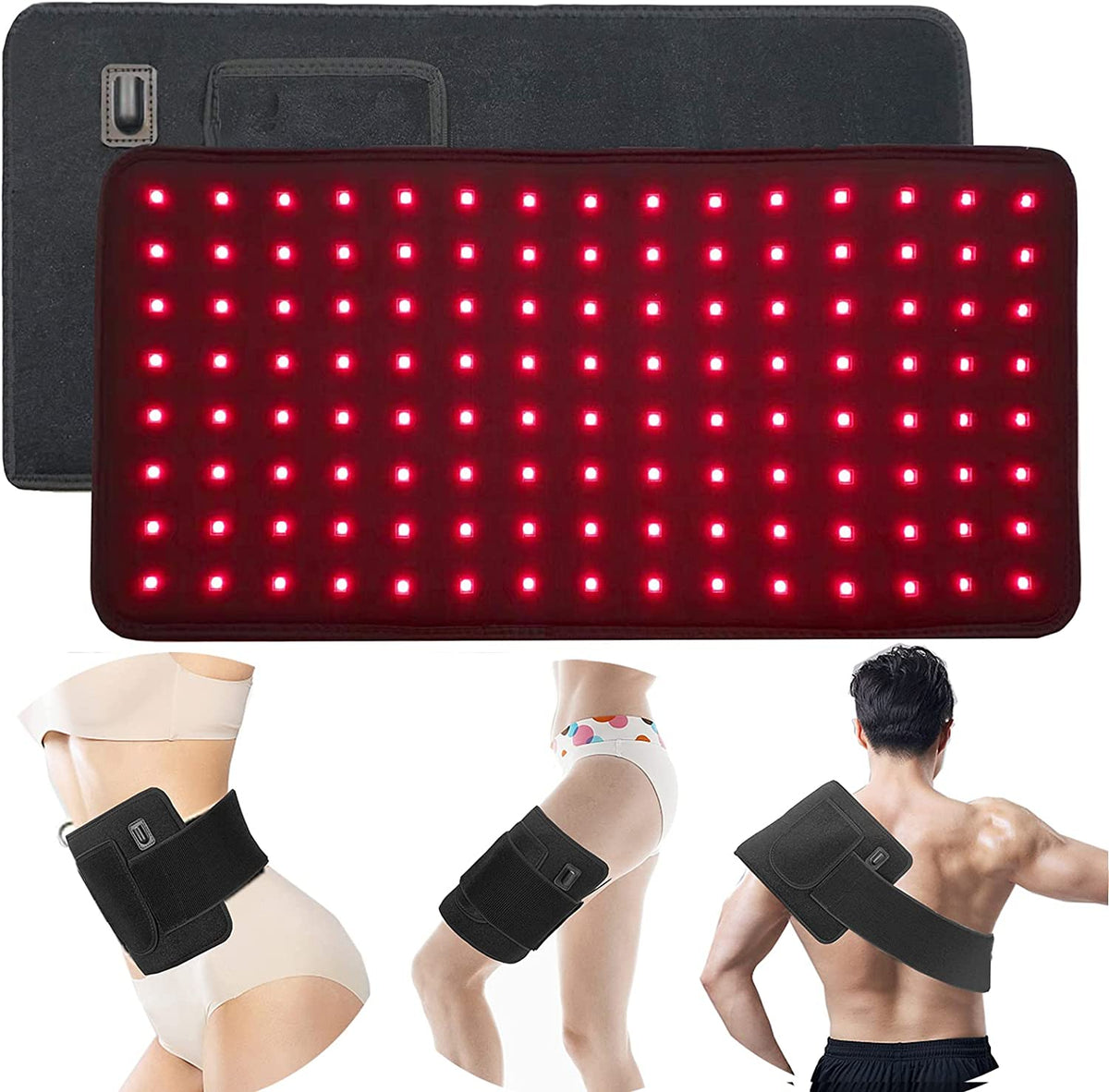 Flexible Red Light Therapy Device with Dual Wavelengths | Pain Relief Pad for Comprehensive Body Coverage
