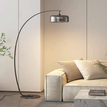 Arched Arc Floor Lamp with Three Color Temperature Settings for Bedrooms, Living Rooms & Home Offices