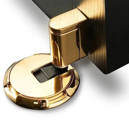 Floor Door Stopper with Press-to-Lock Feature | Durable Zinc Alloy for Secure Door Control