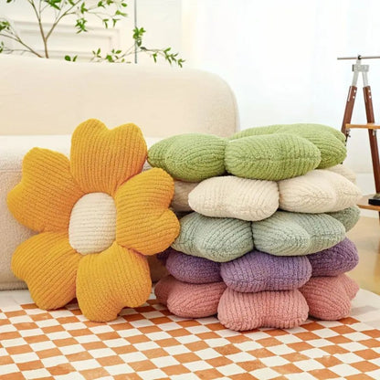 Flora Cushion - Microfiber Flower Shape, Versatile Comfort
