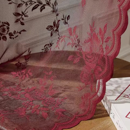 Flora Sheer Curtains - Lightweight Microfiber for Living Room, Elegant Design