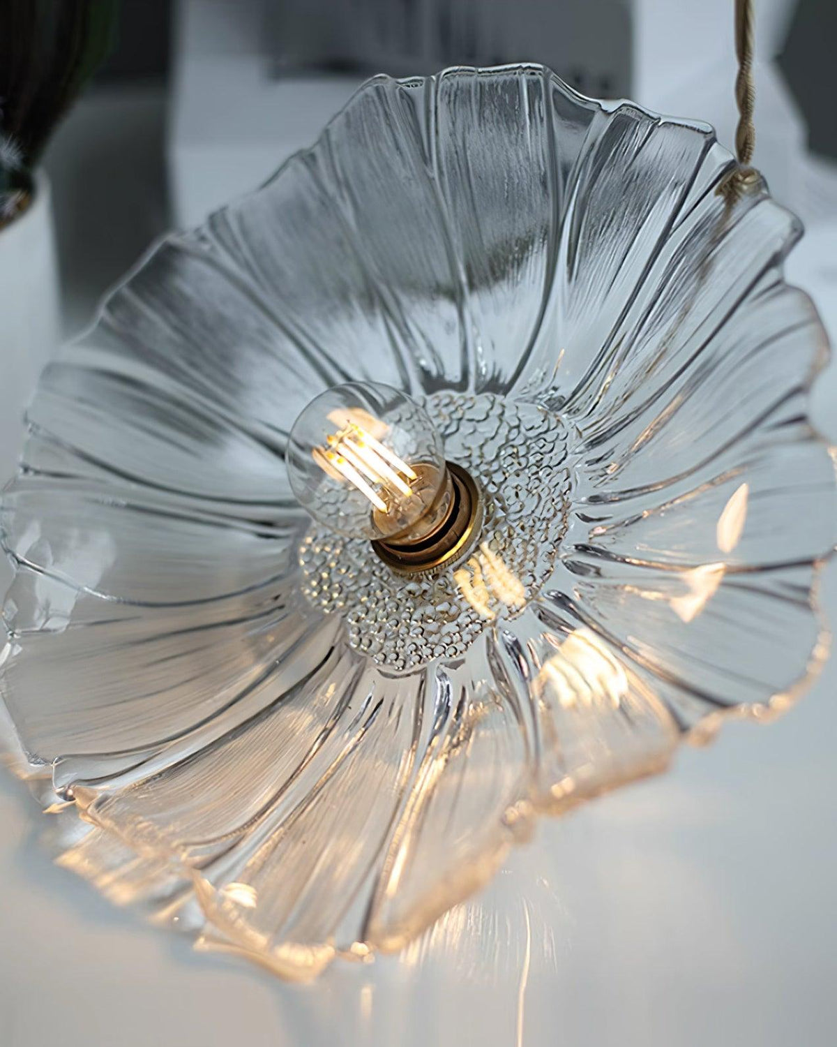 Glass Pendant Light 11 Inch Dome Shade Adjustable Hanging Fixture for Kitchen Island Dining Room Table Vintage Style Ceiling Lamp E26 Socket