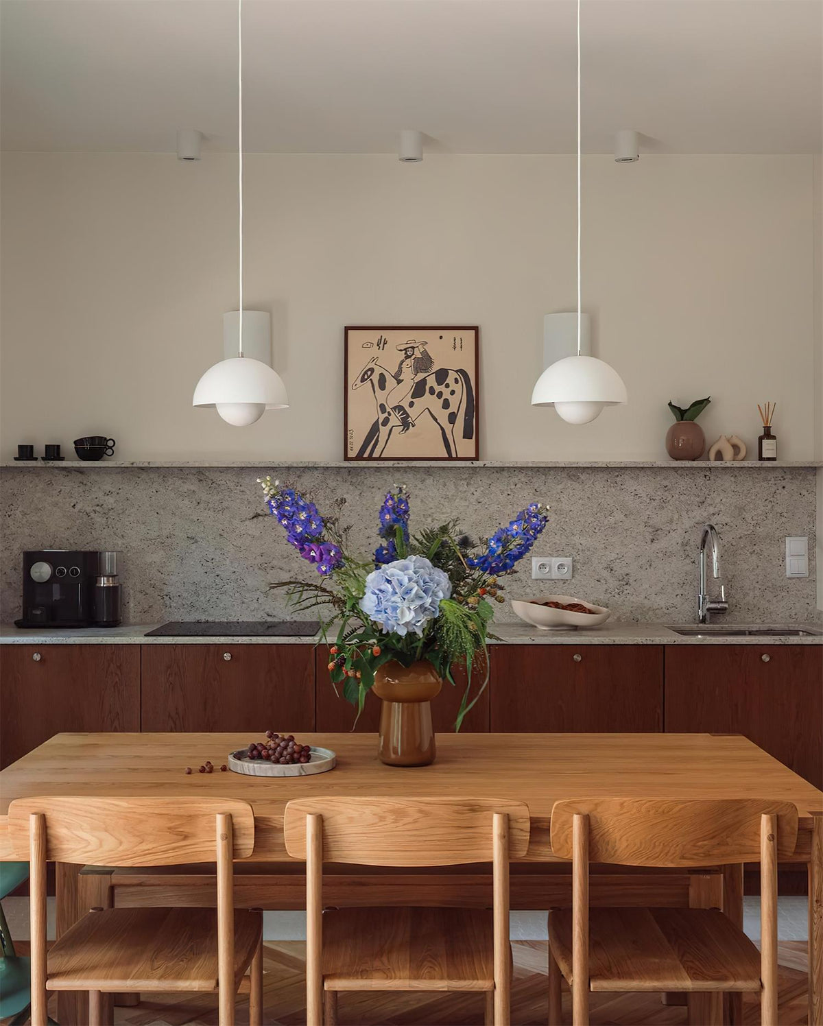 Aluminum Overhead Fixture 9 in Dome Shade Adjustable Cord Contemporary Lighting Kitchen Dining Room Island Ceiling Lamp Geometric Hemisphere