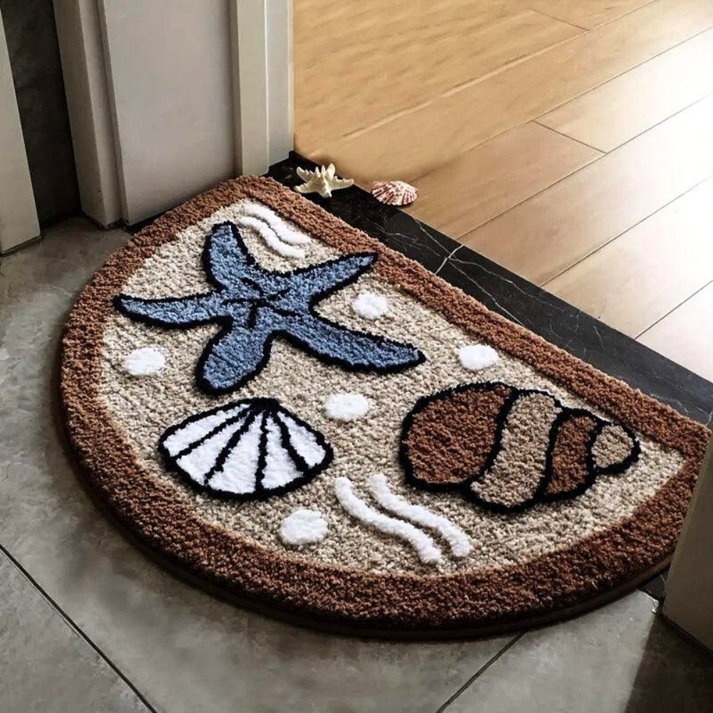 Fuzzy Bath Mat - Non-Slip, Colorful Design