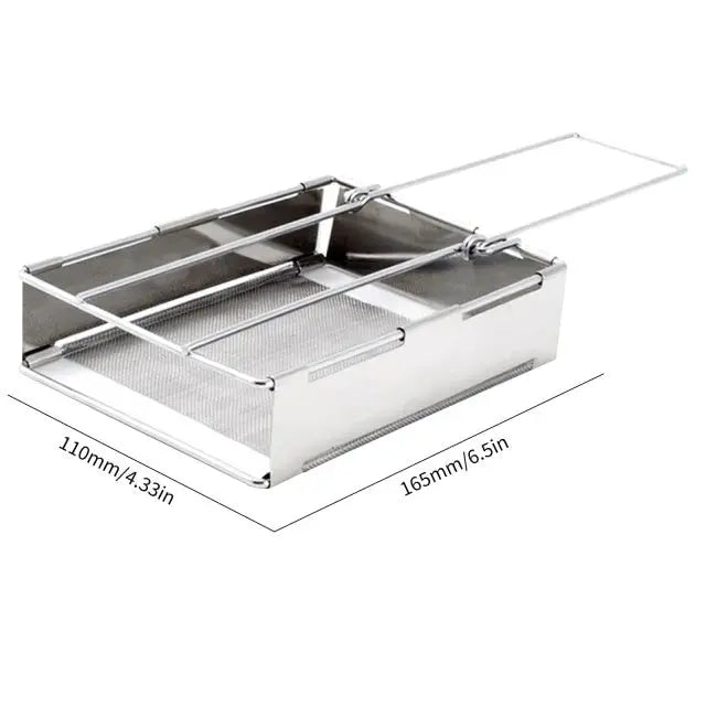 Foldable Wood Burning Stove | Stainless Steel with Efficient Combustion | Compact Design for Outdoor Adventures