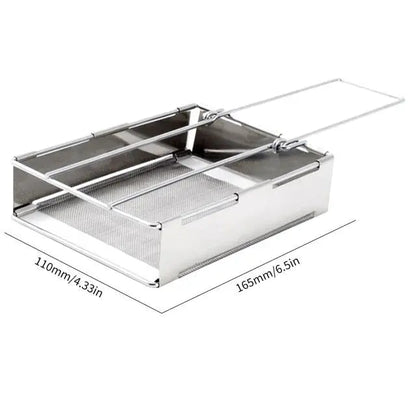 Foldable Wood Burning Stove | Stainless Steel with Efficient Combustion | Compact Design for Outdoor Adventures