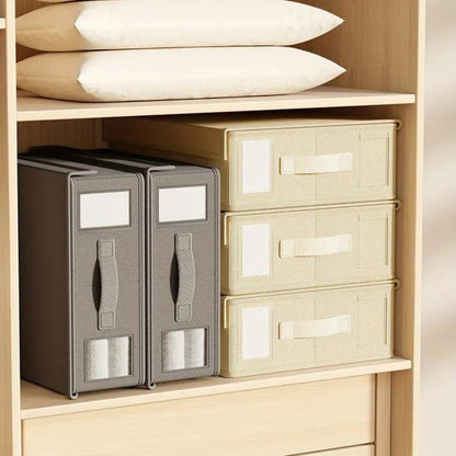 Folio Bedding Organizer - Foldable Design, Space-Saving Storage