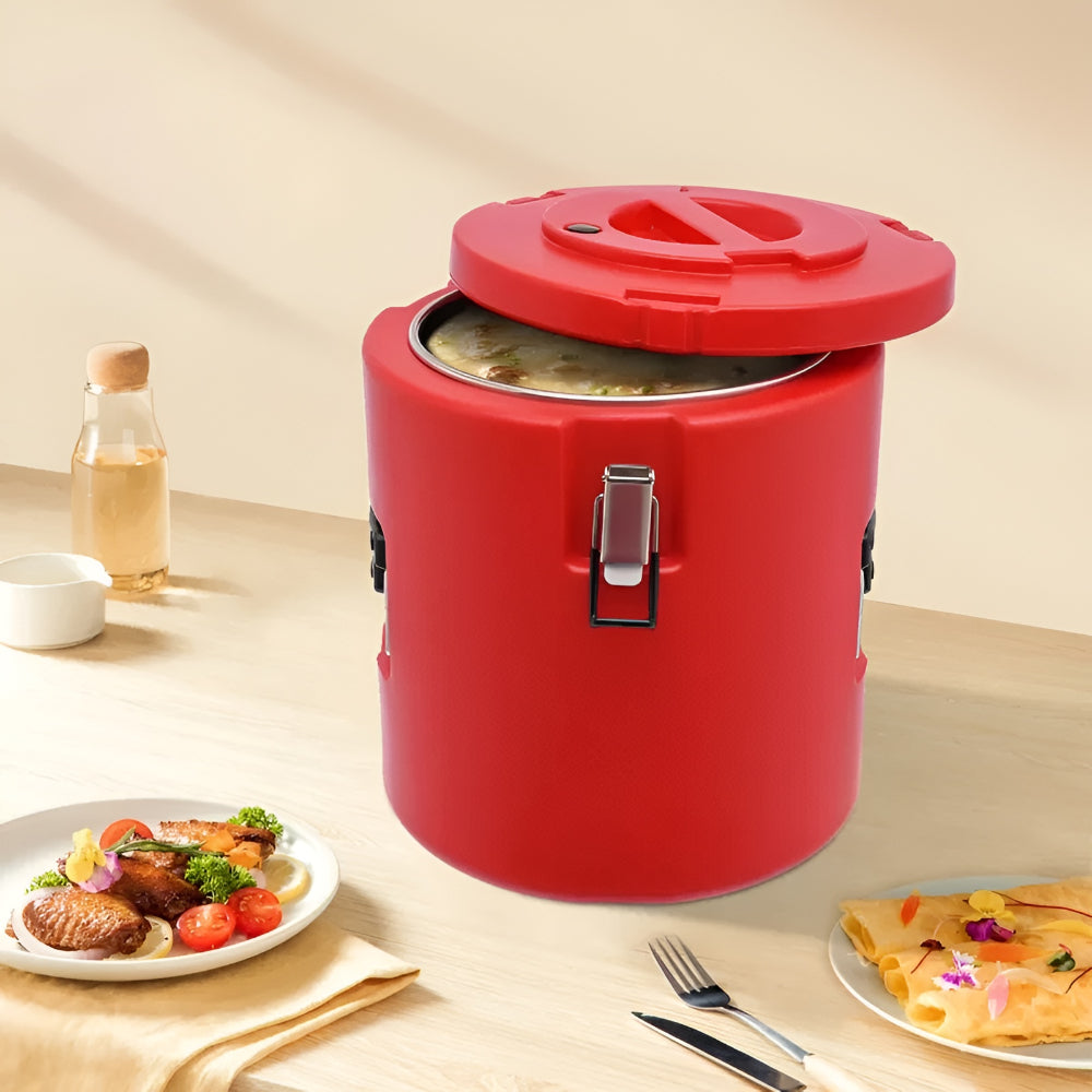 Recipiente térmico para alimentos | Cubo de almacenamiento térmico para frío y calor con capacidad de 15L para preparación de comidas