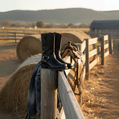 IRONVAULT – Waterproof Harness Boots Durable Outdoor Footwear