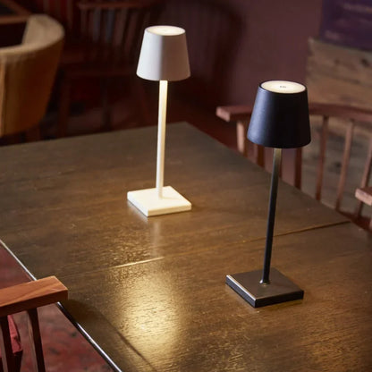 Rechargeable LED Table Lamp with Touch Control – Cordless Portable Light for Indoor & Outdoor Use – IP65 Waterproof Desk Lamp – Adjustable