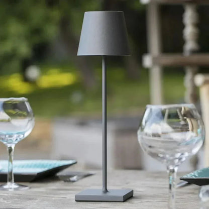 Rechargeable LED Table Lamp with Touch Control – Cordless Portable Light for Indoor & Outdoor Use – IP65 Waterproof Desk Lamp – Adjustable