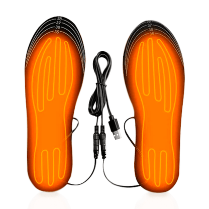 Rechargeable Heated Insoles – USB Battery-Powered Thermal Shoe Inserts for Winter, Skiing, Hiking & Outdoor Work