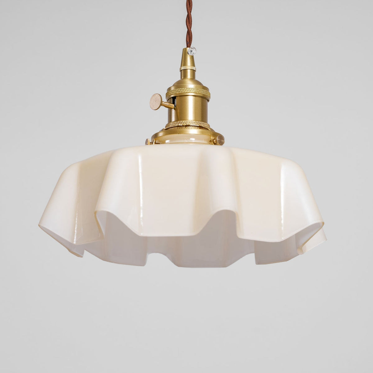 Hanging Ceiling Light Fixture Textured Dome Shade White Beige Pink Blue for Kitchen Island Dining Room Adjustable Height Indoor Pendant Lamp