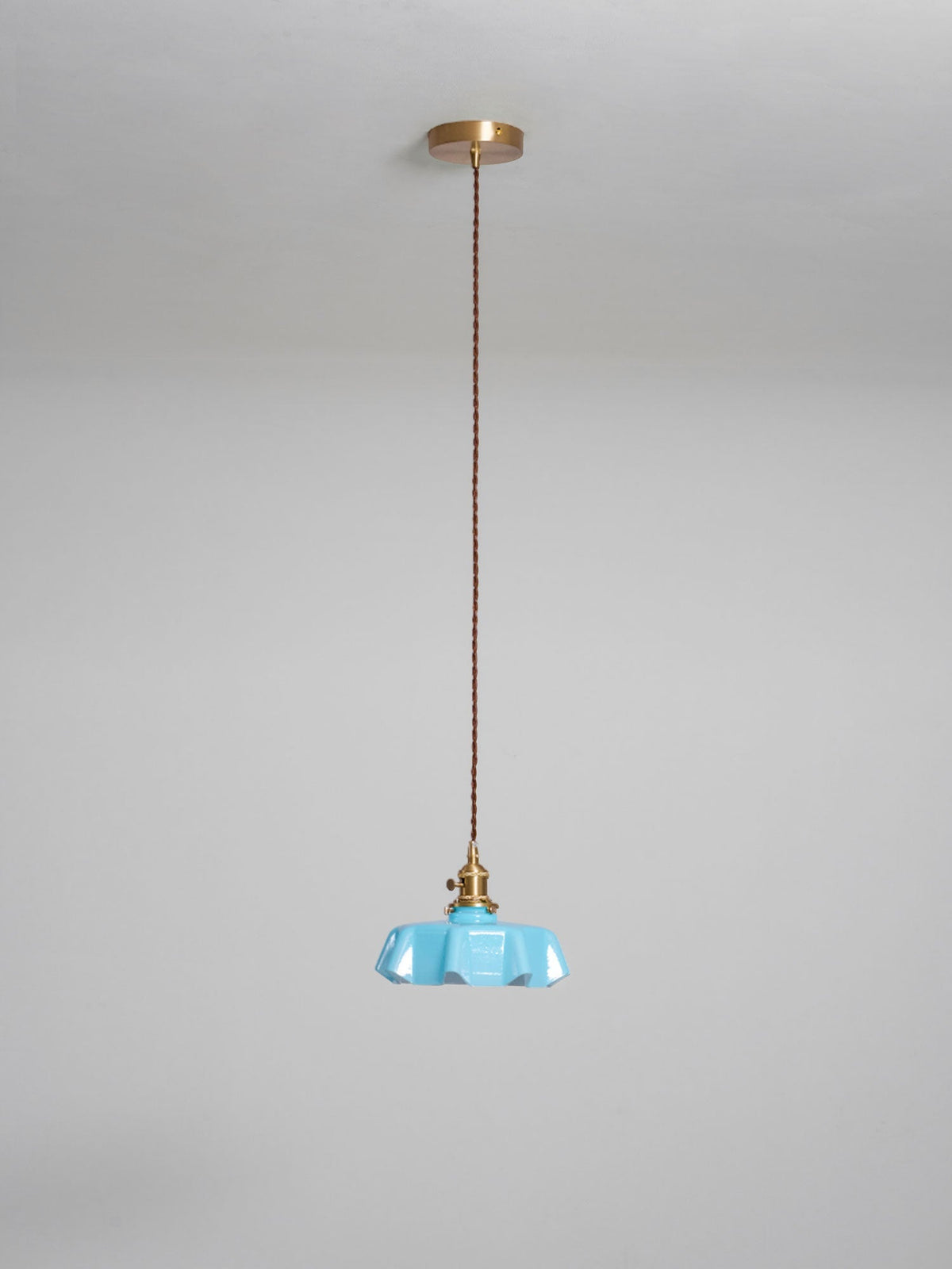 Hanging Ceiling Light Fixture Textured Dome Shade White Beige Pink Blue for Kitchen Island Dining Room Adjustable Height Indoor Pendant Lamp