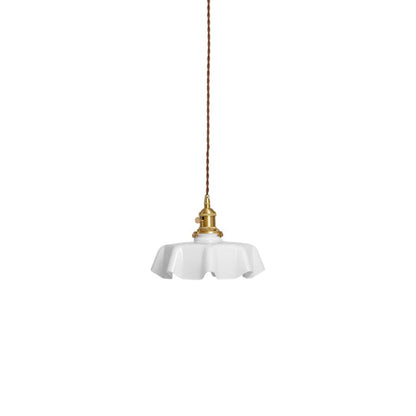 Hanging Ceiling Light Fixture Textured Dome Shade White Beige Pink Blue for Kitchen Island Dining Room Adjustable Height Indoor Pendant Lamp