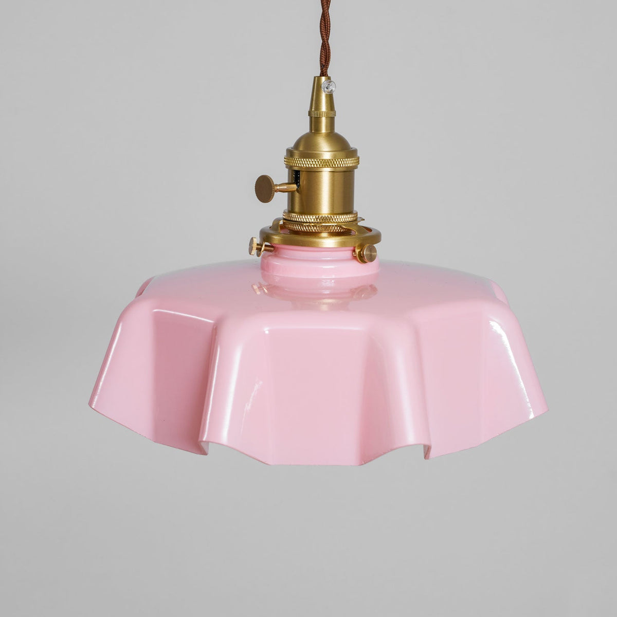 Hanging Ceiling Light Fixture Textured Dome Shade White Beige Pink Blue for Kitchen Island Dining Room Adjustable Height Indoor Pendant Lamp