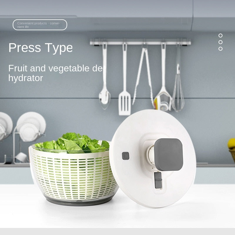 Fresh Salad Fruit Dryer Basket | Breathable Mesh Design for Quick Drying